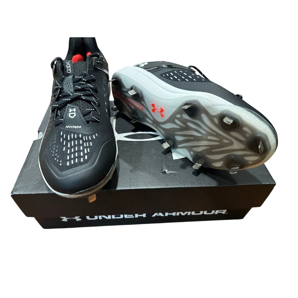 Under Armour UA Yard Low MT Baseball Cleats Men’s Size 12 Black New In Box
